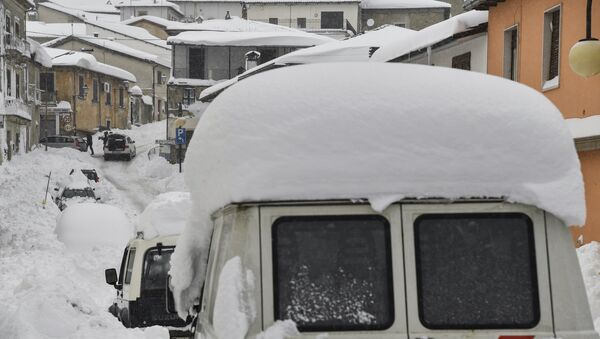 Alud de nieve en Italia (archivo) - Sputnik Mundo