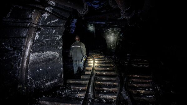 Una mina en la ciudad de Shajtiorsk - Sputnik Mundo