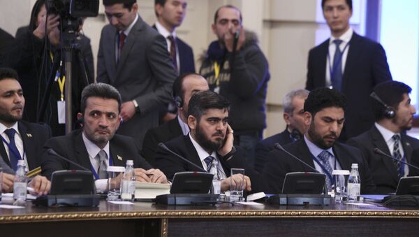 Los representantes de la oposición siria en Astaná - Sputnik Mundo