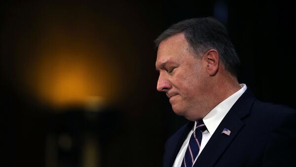 Representative Mike Pompeo pauses as he testifies before a Senate Intelligence hearing on his nomination to head the CIA on Capitol Hill in Washington - Sputnik Mundo