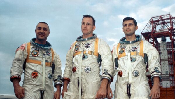 Gus Grissom, Ed White II and Roger Chaffee, participantes de la misión espacial frustrada Apolo 1 - Sputnik Mundo