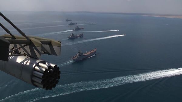 Buques de la Flota rusa del Mar Negro y de la Flotilla del Caspio (archivo) - Sputnik Mundo