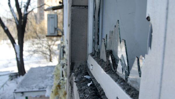 Consecuencias de bombardeos en Donetsk - Sputnik Mundo