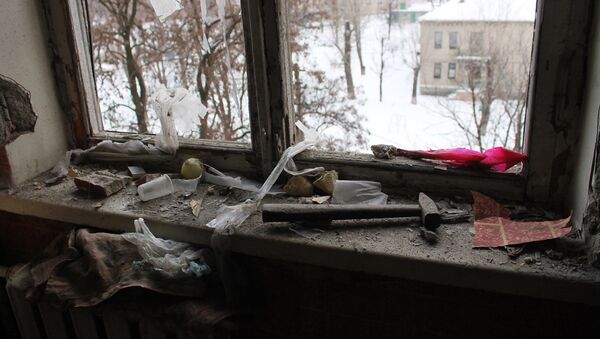 Ситуация после обстрелов в Донецке - Sputnik Mundo