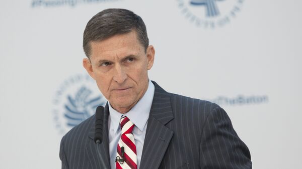 Lieutenant General Michael Flynn (ret.), National Security Advisor Designate speaks during a conference on the transition of the US Presidency from Barack Obama to Donald Trump at the US Institute Of Peace in Washington DC - Sputnik Mundo