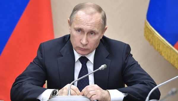 Президент РФ В. Путин провел совещание с членами правительства РФ - Sputnik Mundo