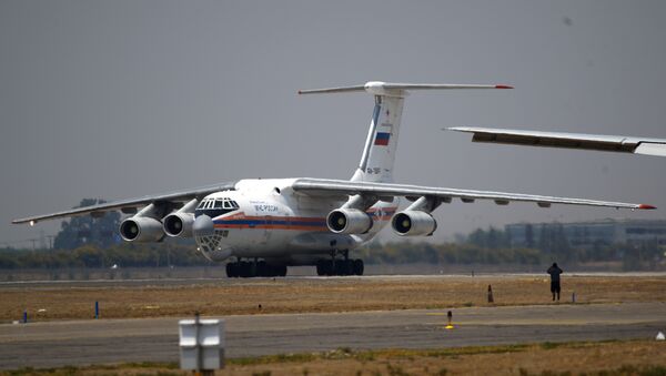 El Il-76 ruso en Chile - Sputnik Mundo