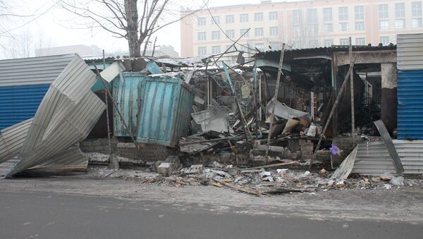 Donetsk tras bombardeos - Sputnik Mundo