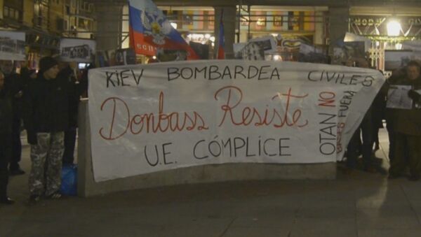 Madrid se solidariza con el pueblo de Donbás - Sputnik Mundo