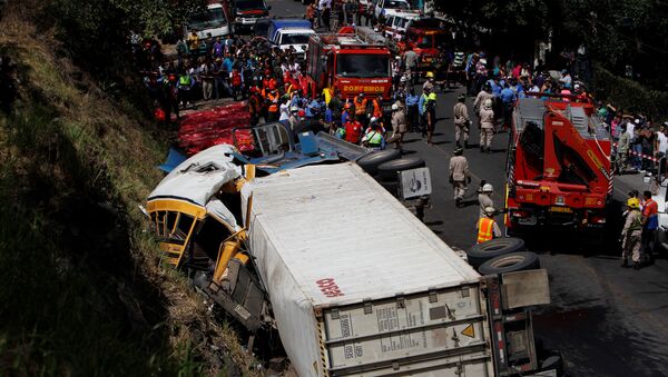 Accidente de tránsito en Honduras - Sputnik Mundo