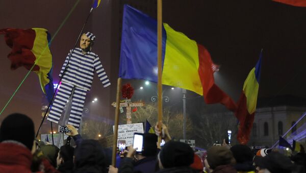 Protests in Romania - Sputnik Mundo