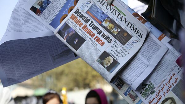 Afgan newspapers anounce Trump's victory - Sputnik Mundo