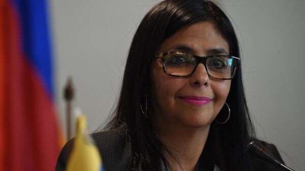 La vicepresidenta ejecutiva de Venezuela, Delcy Rodríguez - Sputnik Mundo