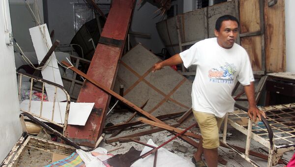 Consecuencias de un terremoto en Filipinas - Sputnik Mundo