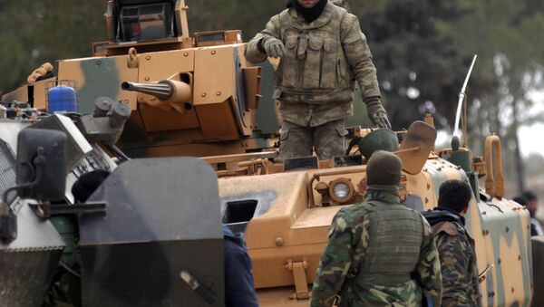 Las tropas turcas en afueras de Al Bab - Sputnik Mundo