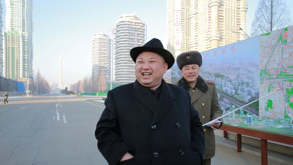 Kim Jong-un, líder norcoreano (archivo) - Sputnik Mundo