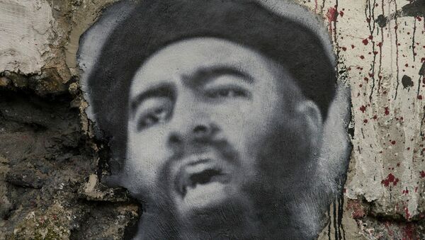 Retrato de Abu Bakr al Baghdadi (archivo) - Sputnik Mundo