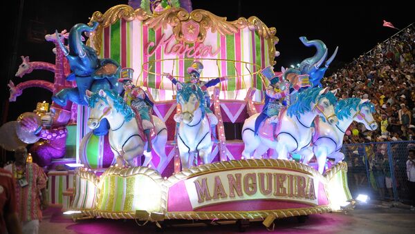 La escuela de samba de Mangueira, campeona del Carnaval de Río de Janeiro (archivo) - Sputnik Mundo