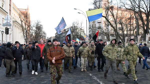 Acciones de protesta en Kiev - Sputnik Mundo
