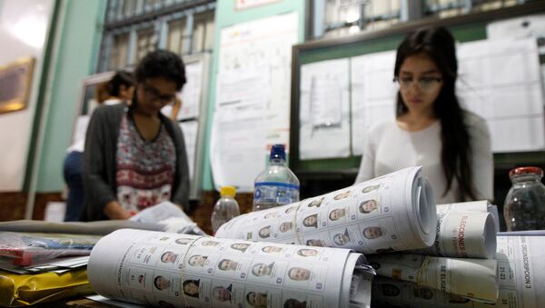 Conteo de votos en Ecuador (archivo) - Sputnik Mundo
