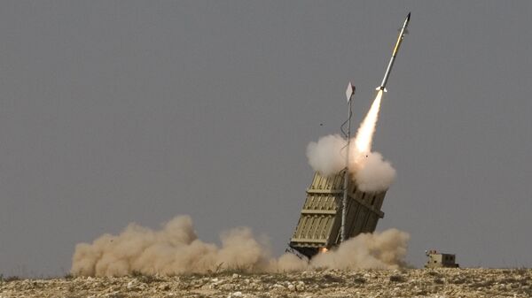 El sistema de defensa antimisiles israelí 'Cúpula de Hierro', el antecesor del Sky Sabre (imagen referencial) - Sputnik Mundo