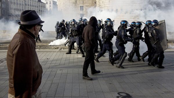 Protestas contra Le Pen en Nantes - Sputnik Mundo