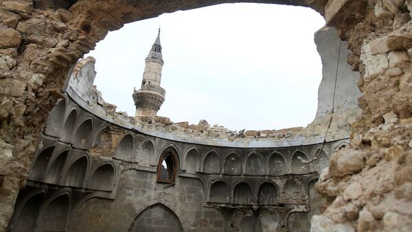 La mezquita de la ciudad Vieja de Alepo, Siria - Sputnik Mundo