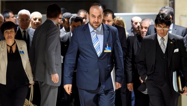 Naser al Hariri, jefe de la delegación del ACN en las negociaciones en Ginebra - Sputnik Mundo