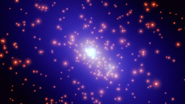 Cúmulo de galaxias (imagen referencial) - Sputnik Mundo
