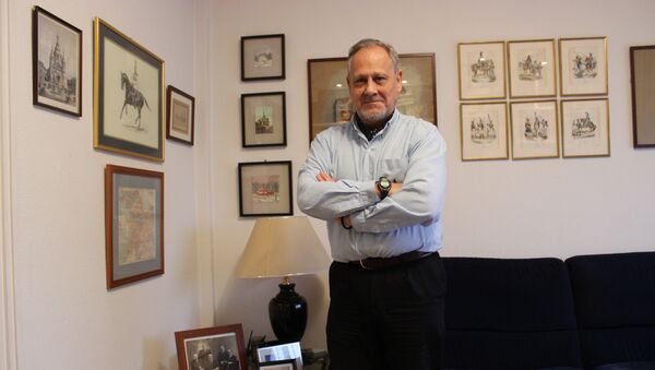 Eugenio Nikitich Dobrynin, en su casa en Madrid - Sputnik Mundo