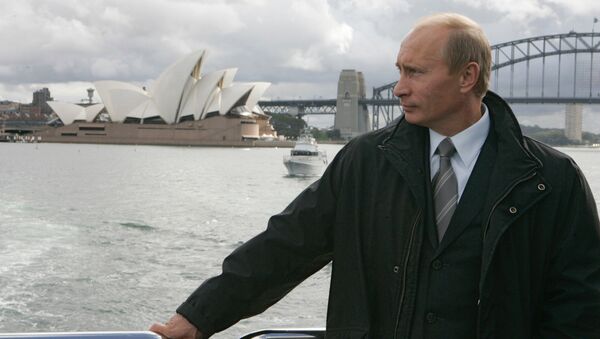 Визит президента РФ В.Путина в Австралию - Sputnik Mundo
