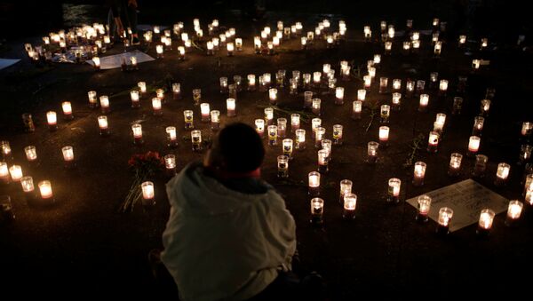 Homenaje a las víctimas del incendio en casa hogar en Guatemala - Sputnik Mundo