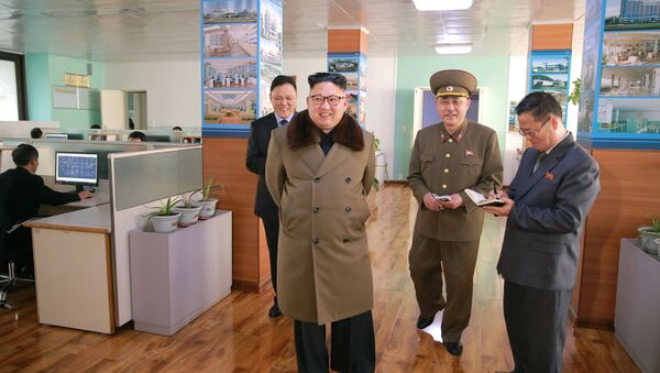 North Korean leader Kim Jong Un visits Baekdu Mountain Architecture Research Institute - Sputnik Mundo