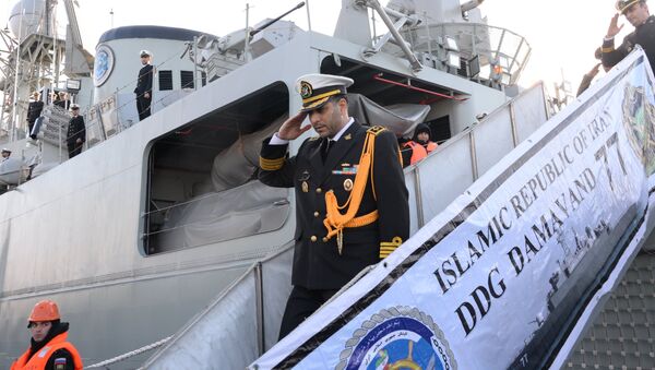 La llegada de buques de las fuerzas navales de Irán al puerto de Majachkalá - Sputnik Mundo