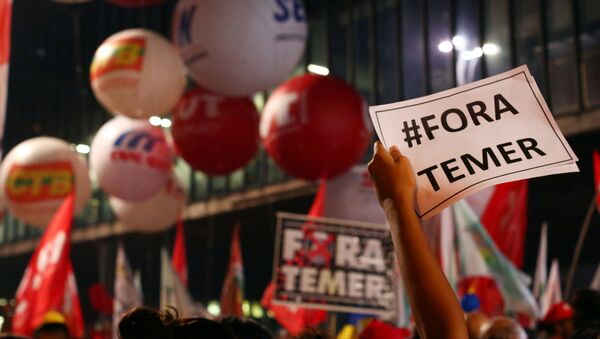 Protestas en São Paulo contra la reforma de las pensiones de Temer - Sputnik Mundo