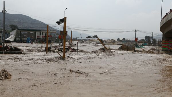 Inundaciones en Perú - Sputnik Mundo