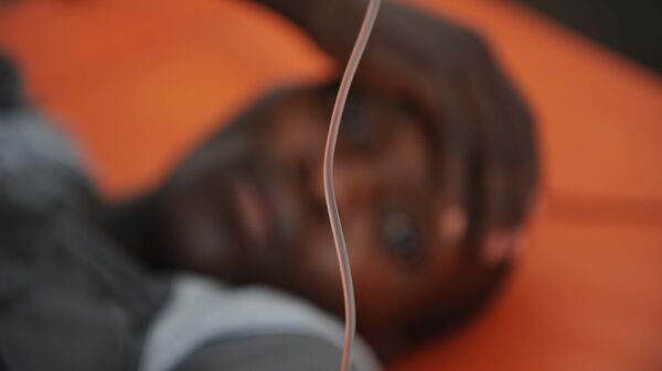 Enfermo de cólera  (archivo) - Sputnik Mundo