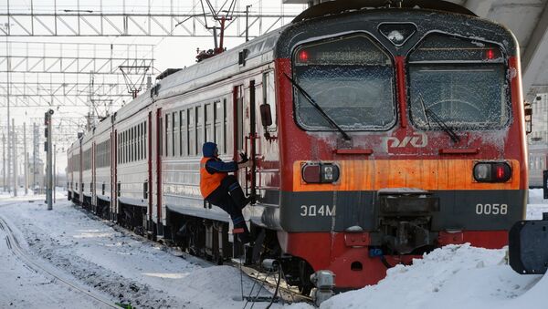 Un tren ruso (archivo) - Sputnik Mundo