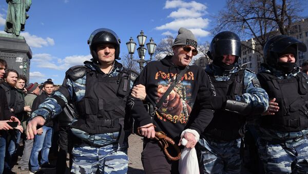 Manifestación en el centro de Moscú - Sputnik Mundo
