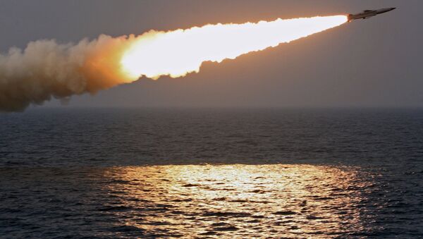 Misil hipersónico anti-buque Mosquit (imagen referencial) - Sputnik Mundo