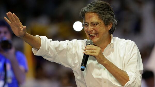 Guillermo Lasso, candidato a la Presidencia de Ecuador - Sputnik Mundo