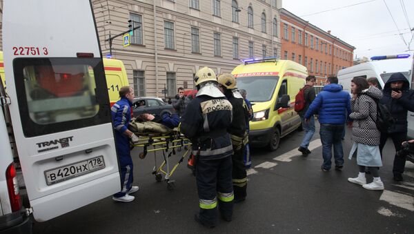 Un herido tras explosión en el metro de San Petersburgo (archivo) - Sputnik Mundo