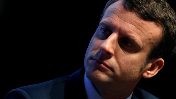 Emmanuel Macron, candidato a la presidencia de Francia - Sputnik Mundo
