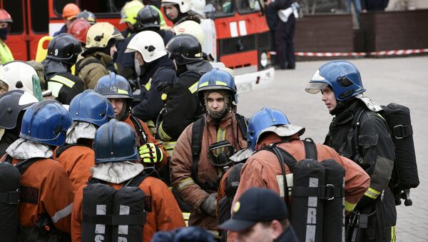 Los rescatadores del Ministerio de Emergencias de Rusia - Sputnik Mundo