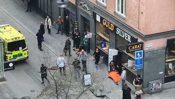 Lugar del atentado en Estocolmo, Suecia (archivo) - Sputnik Mundo