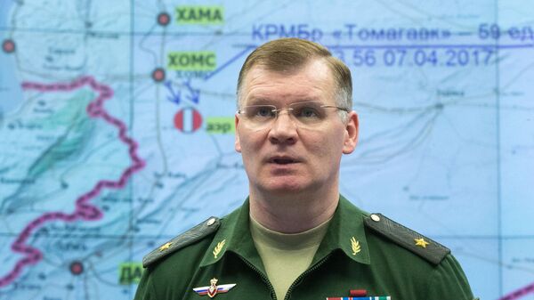 El general mayor Ígor Konashenkov, portavoz del Ministerio de Defensa de Rusia - Sputnik Mundo