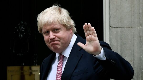 Boris Johnson, exministro de Asuntos Exteriores del Reino Unido - Sputnik Mundo