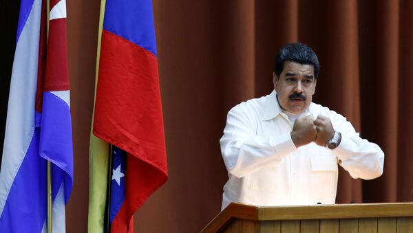 Nicolás Maduro, presidente de Venezuela, durante la clausura del Consejo Político de la Alianza Bolivariana para los Pueblos de Nuestra América (Alba) - Sputnik Mundo