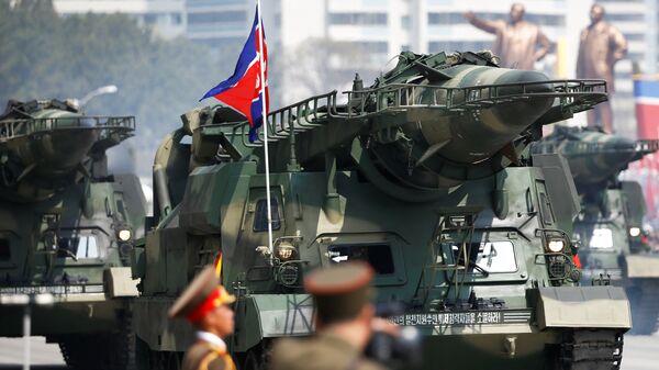 Desfile militar en Corea del Norte (Archivo) - Sputnik Mundo