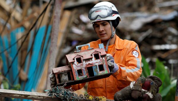 Consecuencias de derrumbe en Colombia - Sputnik Mundo